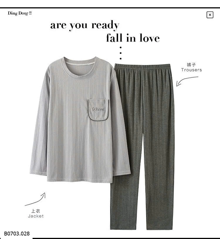 BỘ NAM MẶC NHÀ Sỉ 130k 