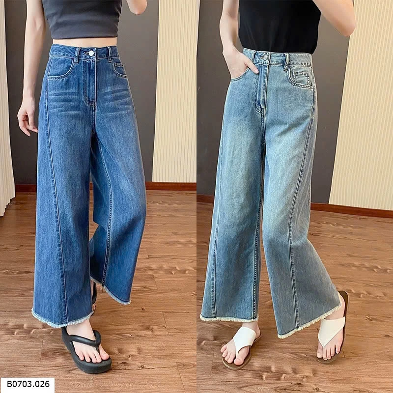  QUẦN JEAN LỬNG NỮ XK Sỉ 167k 