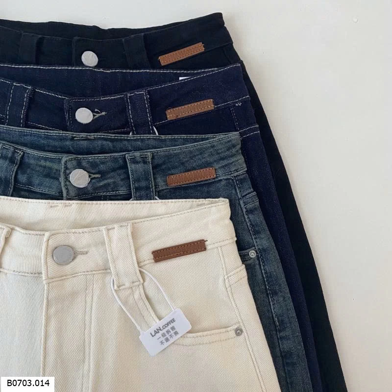 JEANS SUÔNG CẠP CAO      Sỉ 260k 