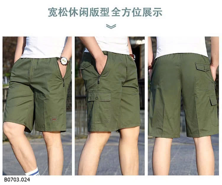  QUẦN SHORT KAKI CHO NAM Sỉ 145k 
