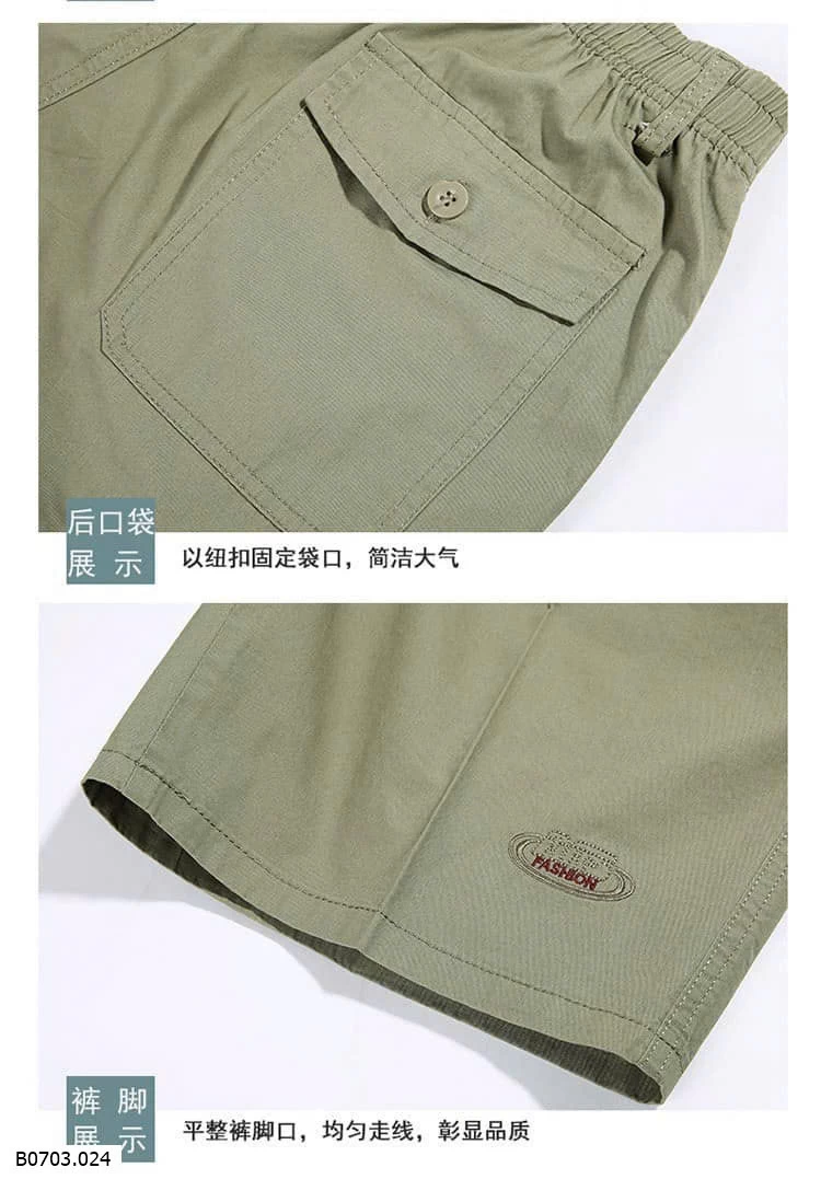  QUẦN SHORT KAKI CHO NAM Sỉ 145k 