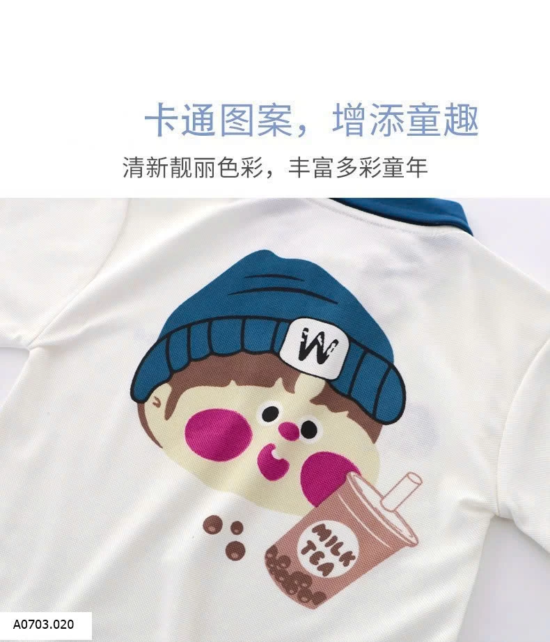 BST ÁO POLO TRẺ EM DỄ THƯƠNG  Sỉ  giá  80-120: 50K/1C 130-160 : 60K/1C
