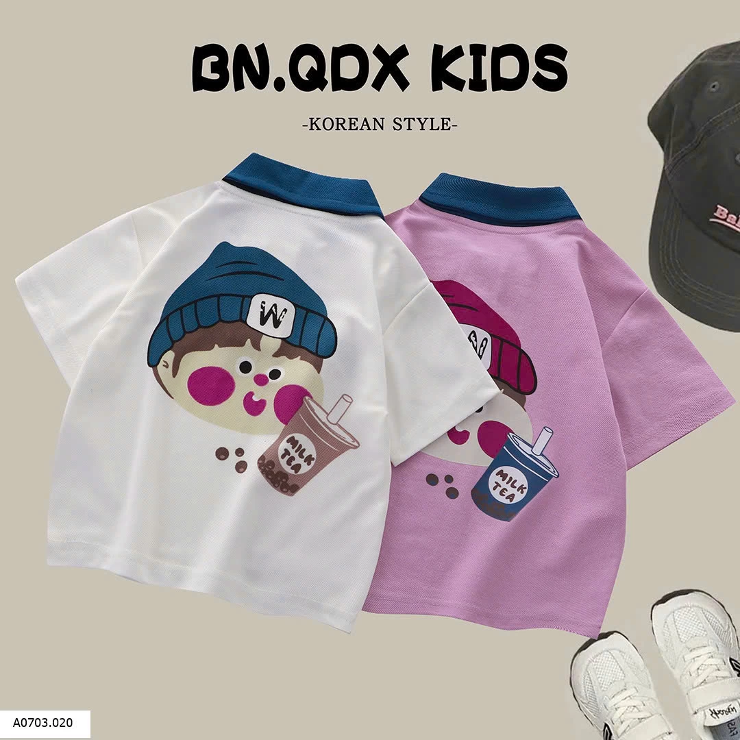 BST ÁO POLO TRẺ EM DỄ THƯƠNG  Sỉ  giá  80-120: 50K/1C 130-160 : 60K/1C