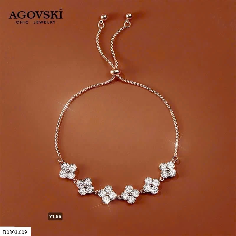 vòng tay cỏ bốn lá  Sỉ 205k