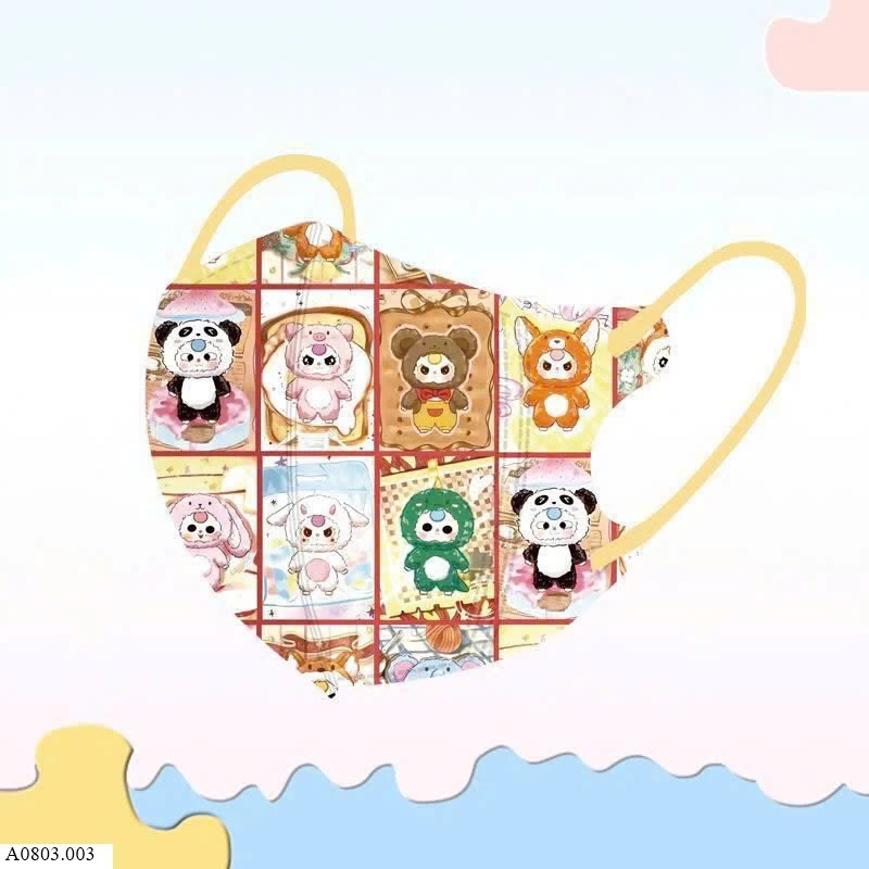 SET 50c KHẨU TRANG CHO BÉ      Sỉ 45k/ 1 sét 50 chiếc mix mẫu