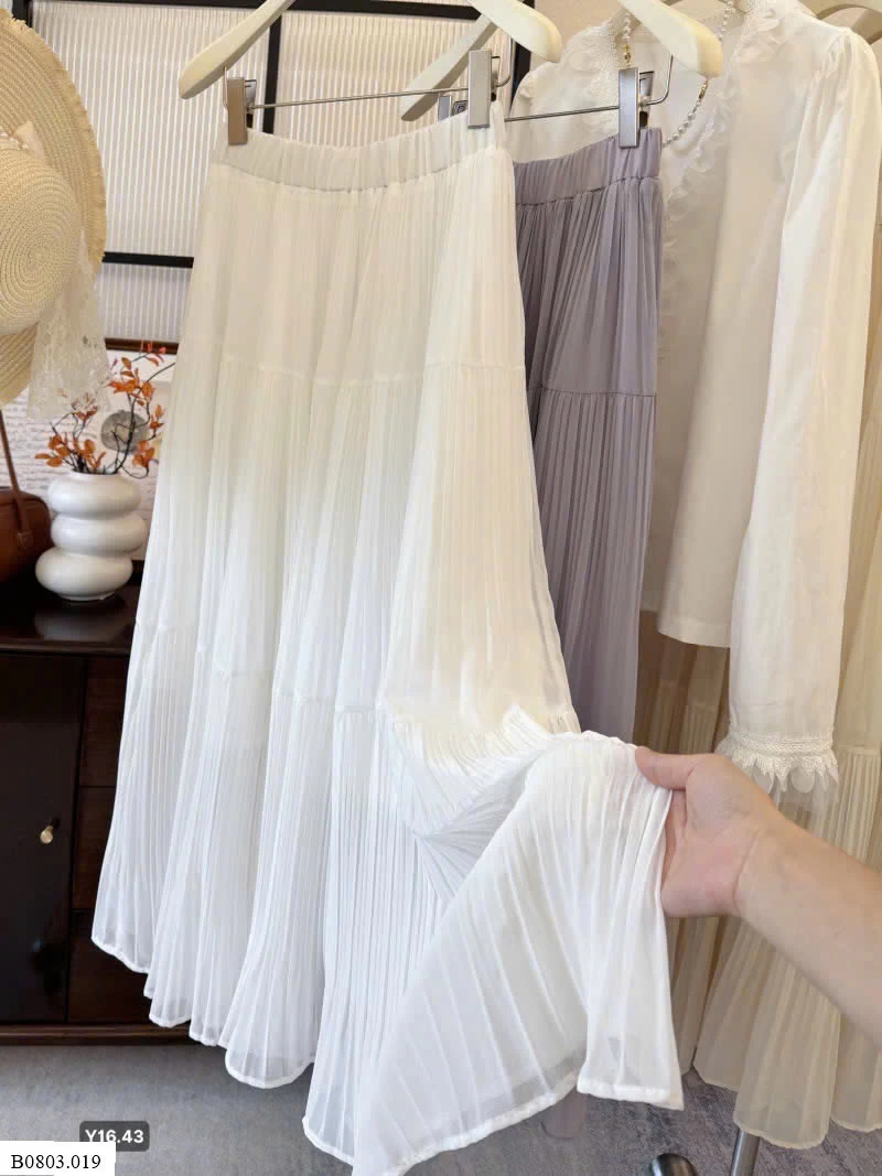 CHÂN VÁY XẾP LY ANNA Sỉ 170k