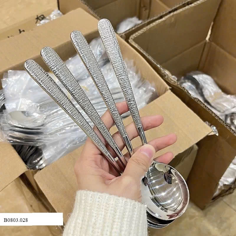 SÉT 20 THÌA INOX  Sỉ  55k/ 1 sét 20 thìa