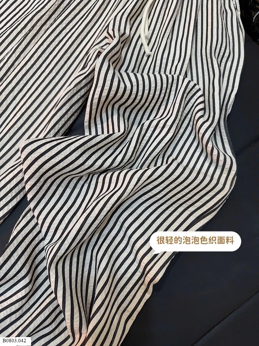 QUẦN SUÔNG KẺ CẠP CHUN ANNA Sỉ 135k
