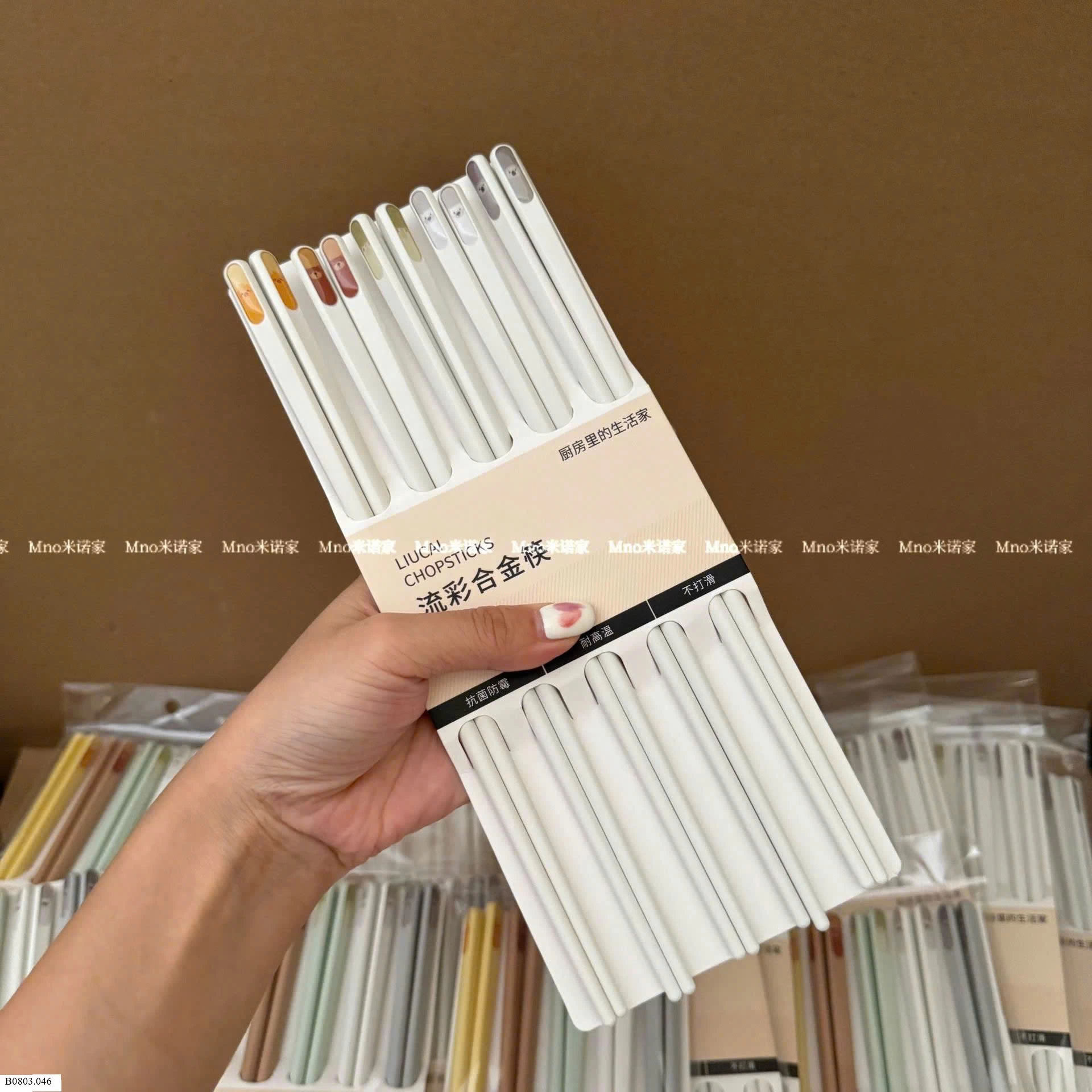 SET 10 đôi đũa hợp kim kháng khuẩn  Sỉ 70k/ 1 sét 10 đôi ( mix màu hoặc màu trắng)