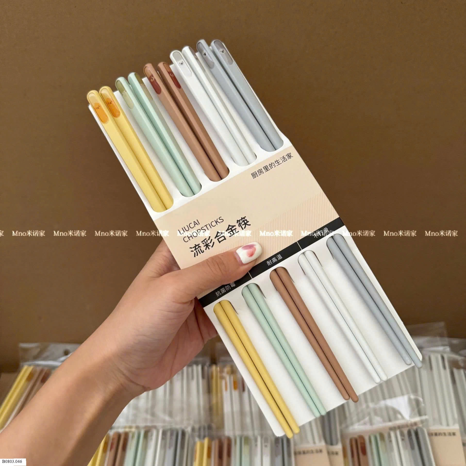 SET 10 đôi đũa hợp kim kháng khuẩn  Sỉ 70k/ 1 sét 10 đôi ( mix màu hoặc màu trắng)
