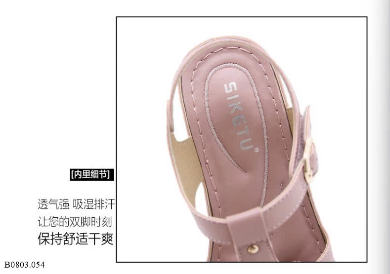 SANDAL ĐẾ CAO SIKETU  Sỉ 198k