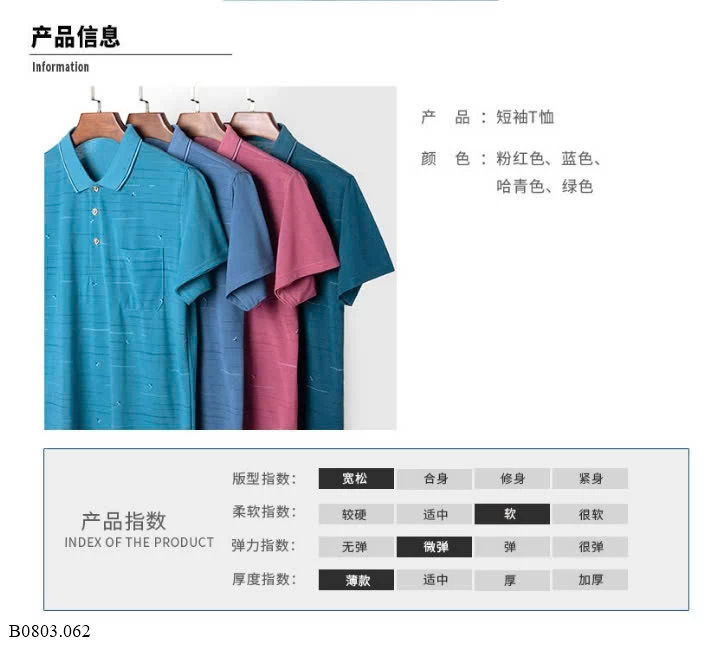 ÁO POLO TRUNG NIÊN  Sỉ 120k