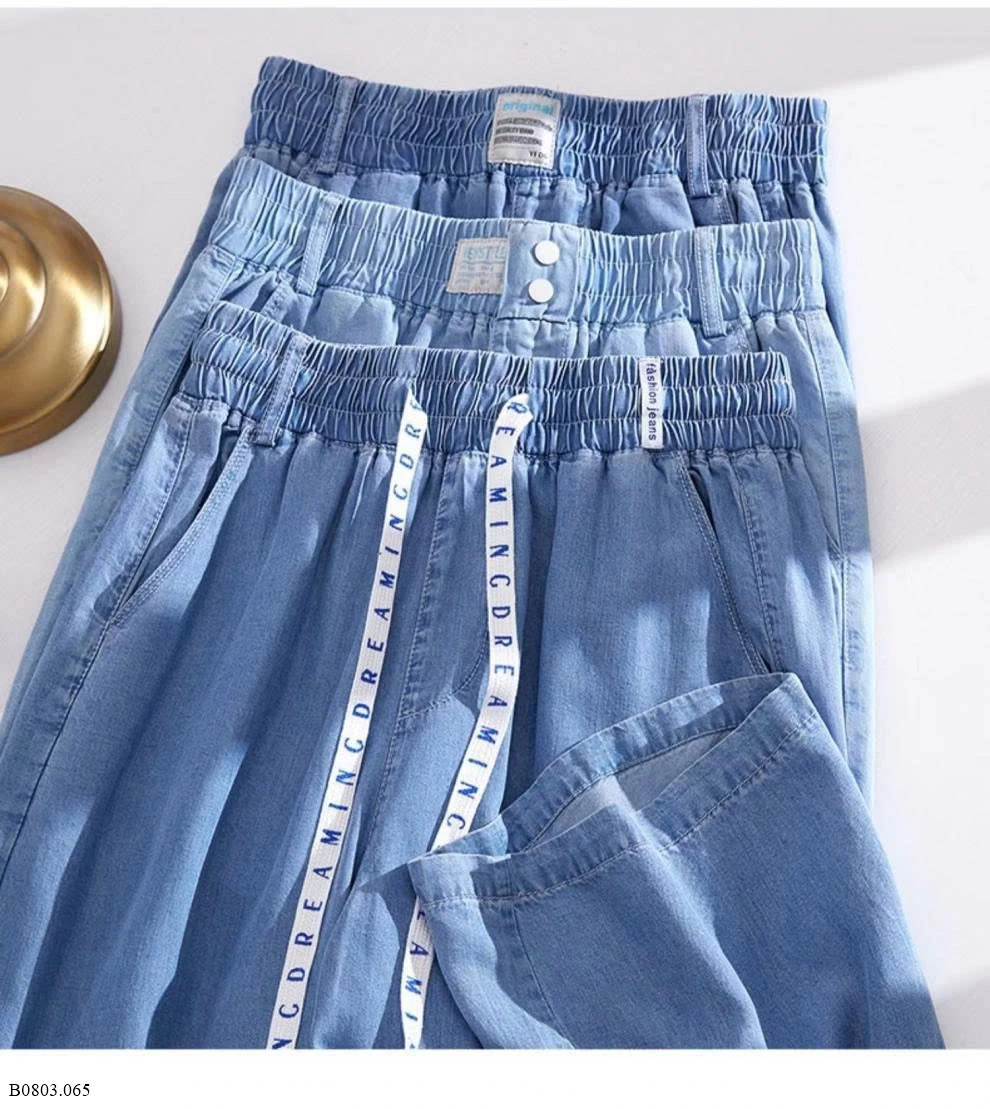 QUẦN JEAN GIẤY ỐNG SUÔNG    Sỉ 139k