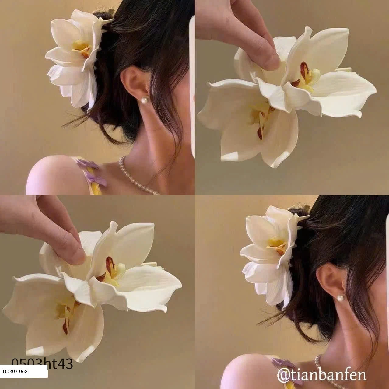 KẸP TÓC  HOA LAN Sỉ 25k/ 1 chiếc