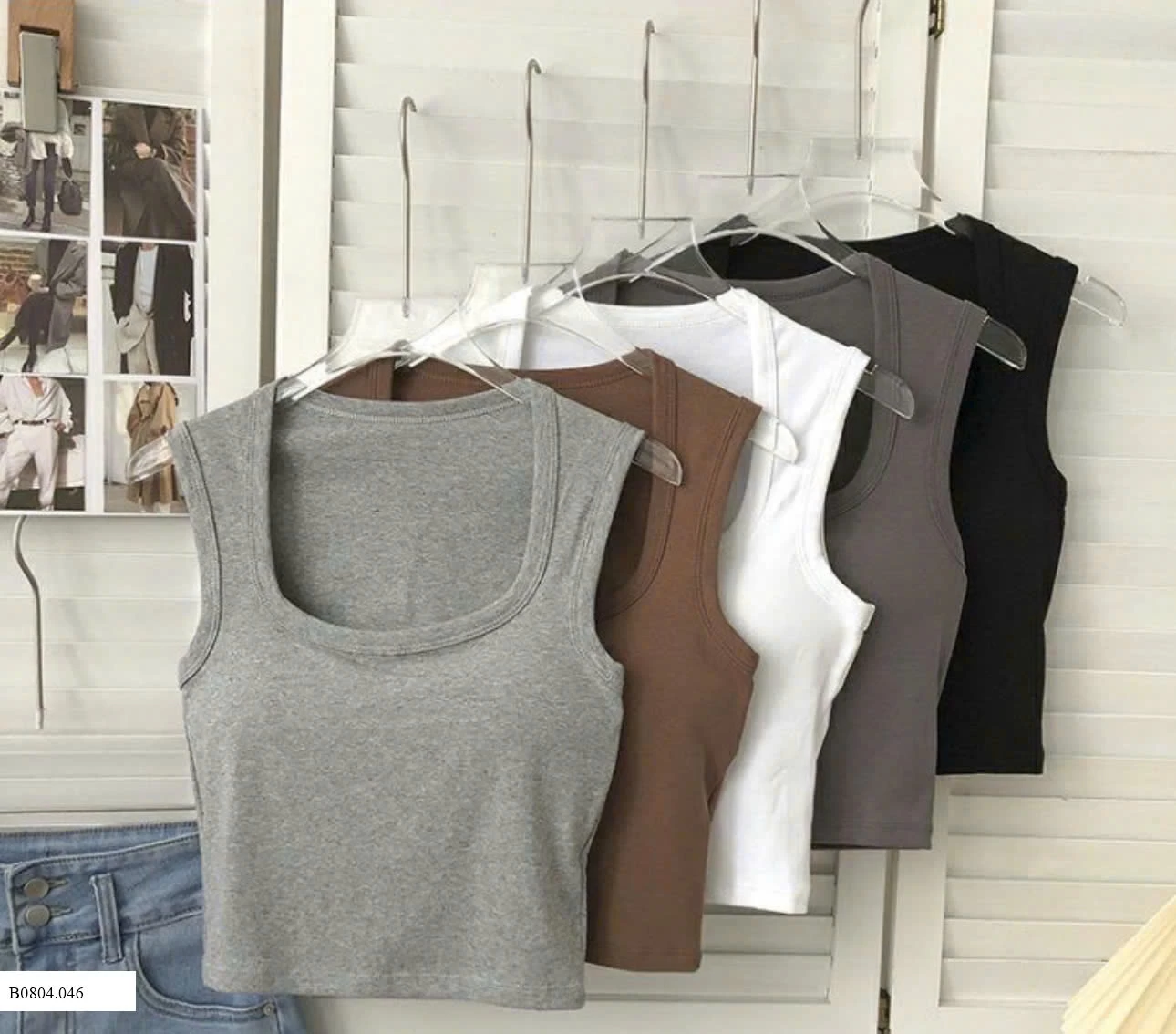 ÁO BA LỖ KÈM BRA   Sỉ 35k/ 1 chiếc