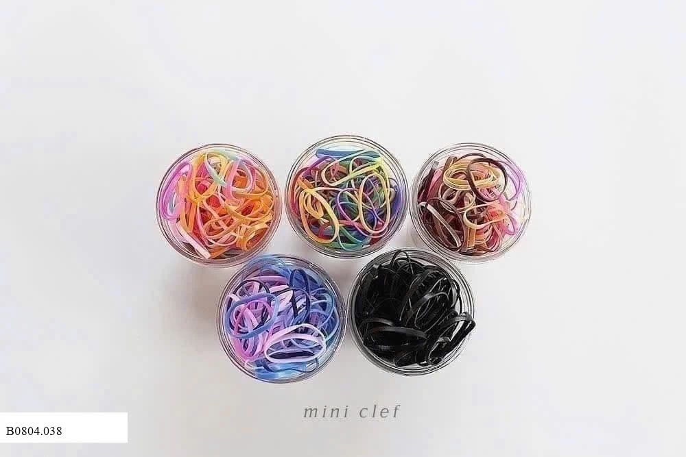 SET 5 HỘP CHUN TÓC    Sỉ 60k/ 1 sét 5 hộp mix