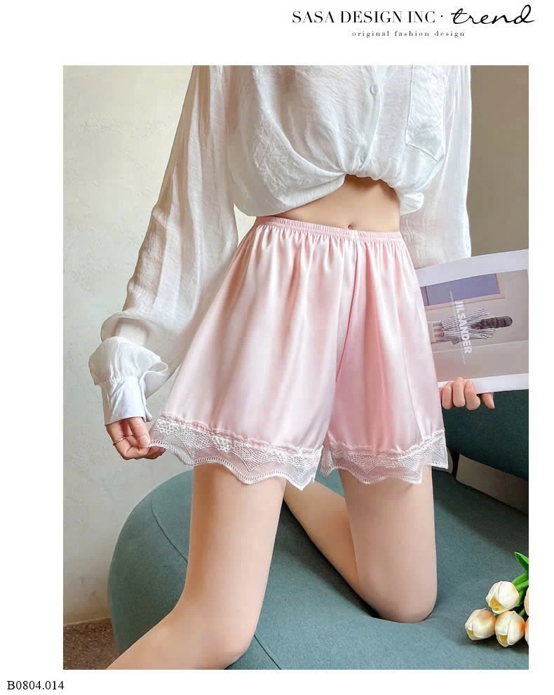 QUẦN SOOC LỤA QUẢNG CHÂU   Sỉ 22k/ 1 chiếc ( bán từ 3 chiếc)