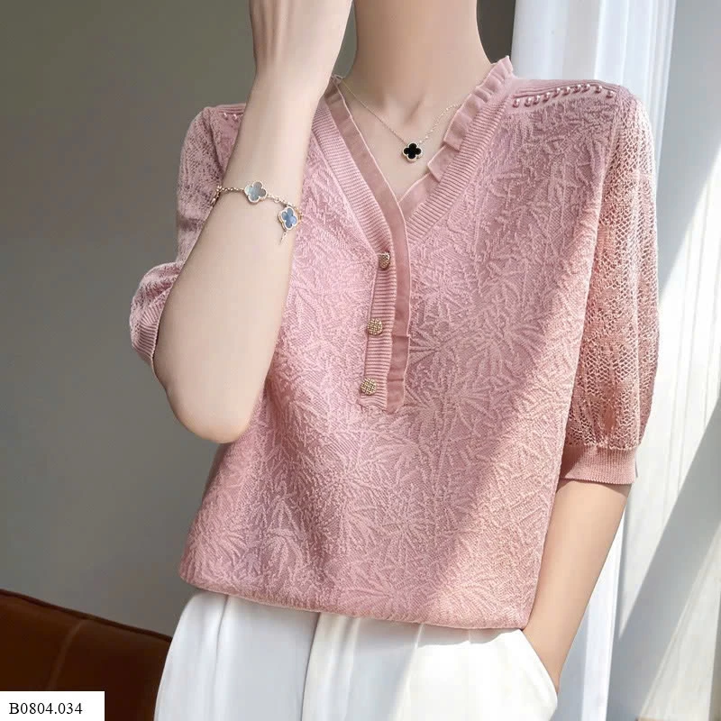  ÁO TAY LỠ CỔ VIỀN BÈO CHO NỮ    Sỉ 115k