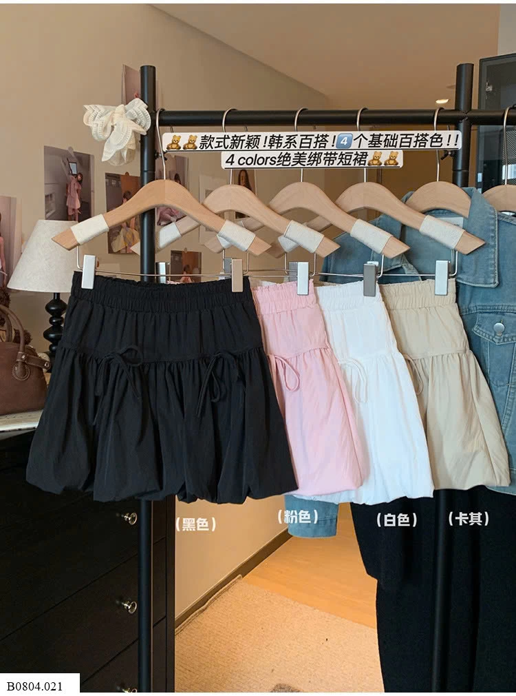 CHÂN VÁY NƠ DÁNG BÍ CHO NỮ   Sỉ 145k