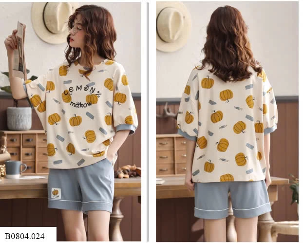 SET BỘ CỘC TAY MẶC NHÀ NỮ   Sỉ 152k