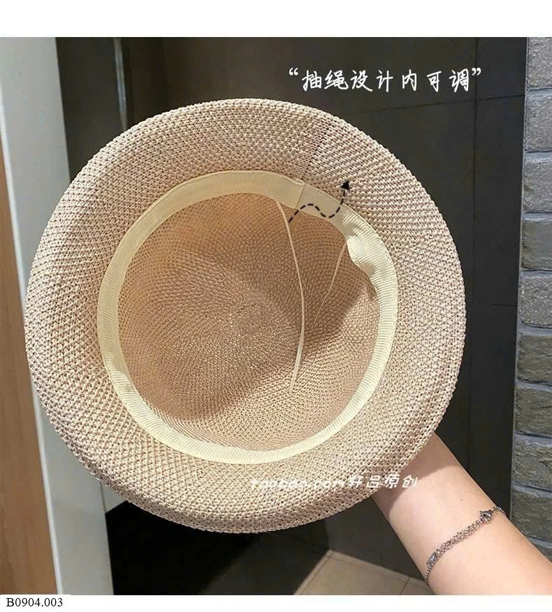 MŨ VÀNH TRÒN ĐÍNH HOA CHO NỮ   Sỉ 72k