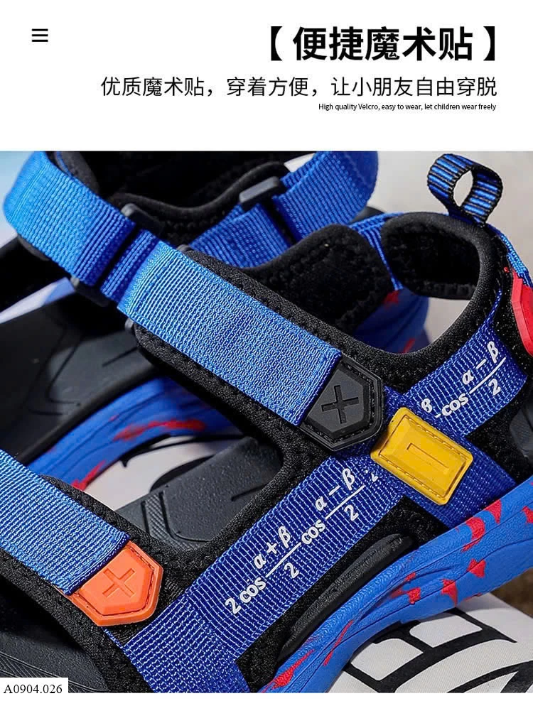 SANDAL BÉ TRAI SIZE ĐẠI     Sỉ 144k
