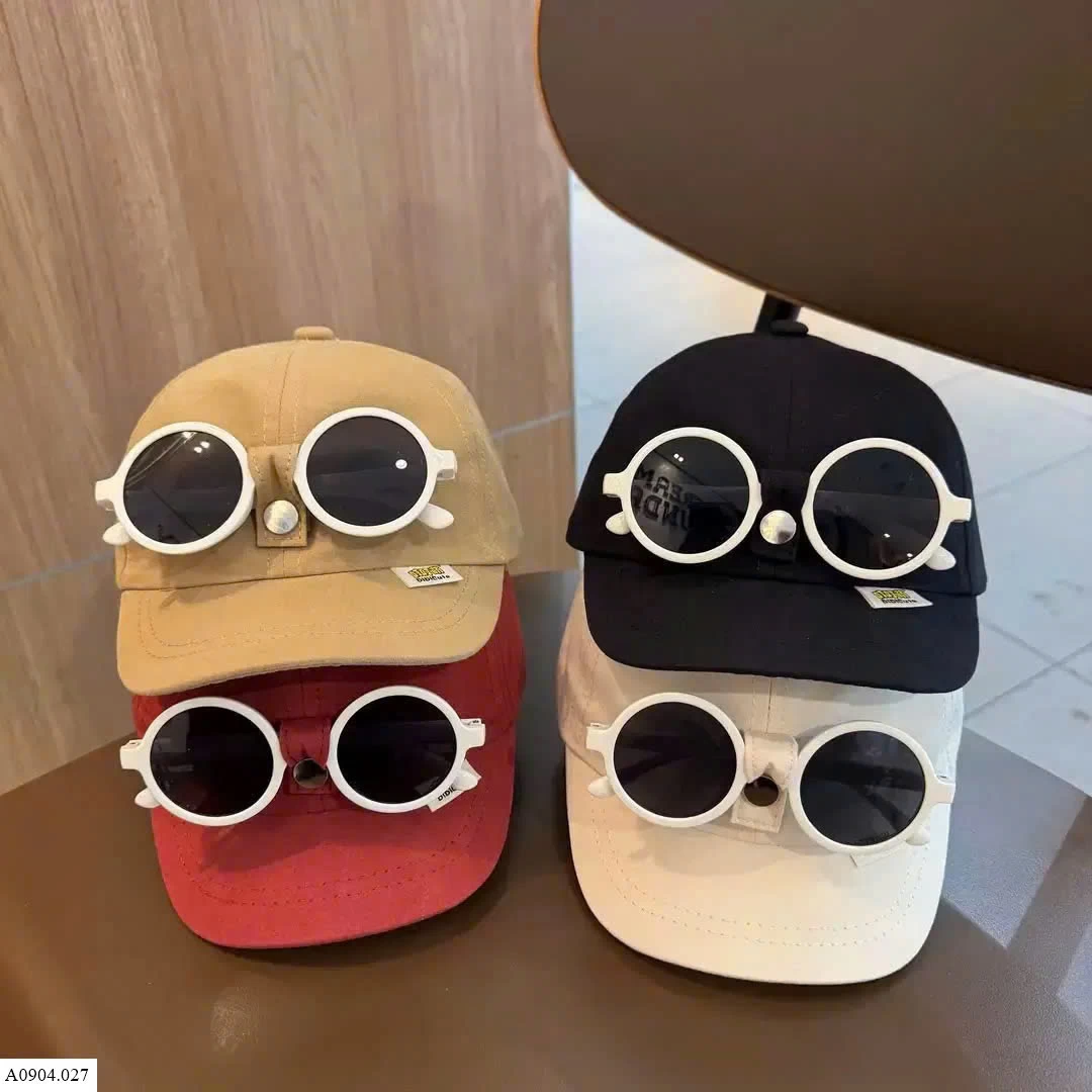 MŨ LƯỠI TRAI KÈM KÍNH   Sỉ 45k