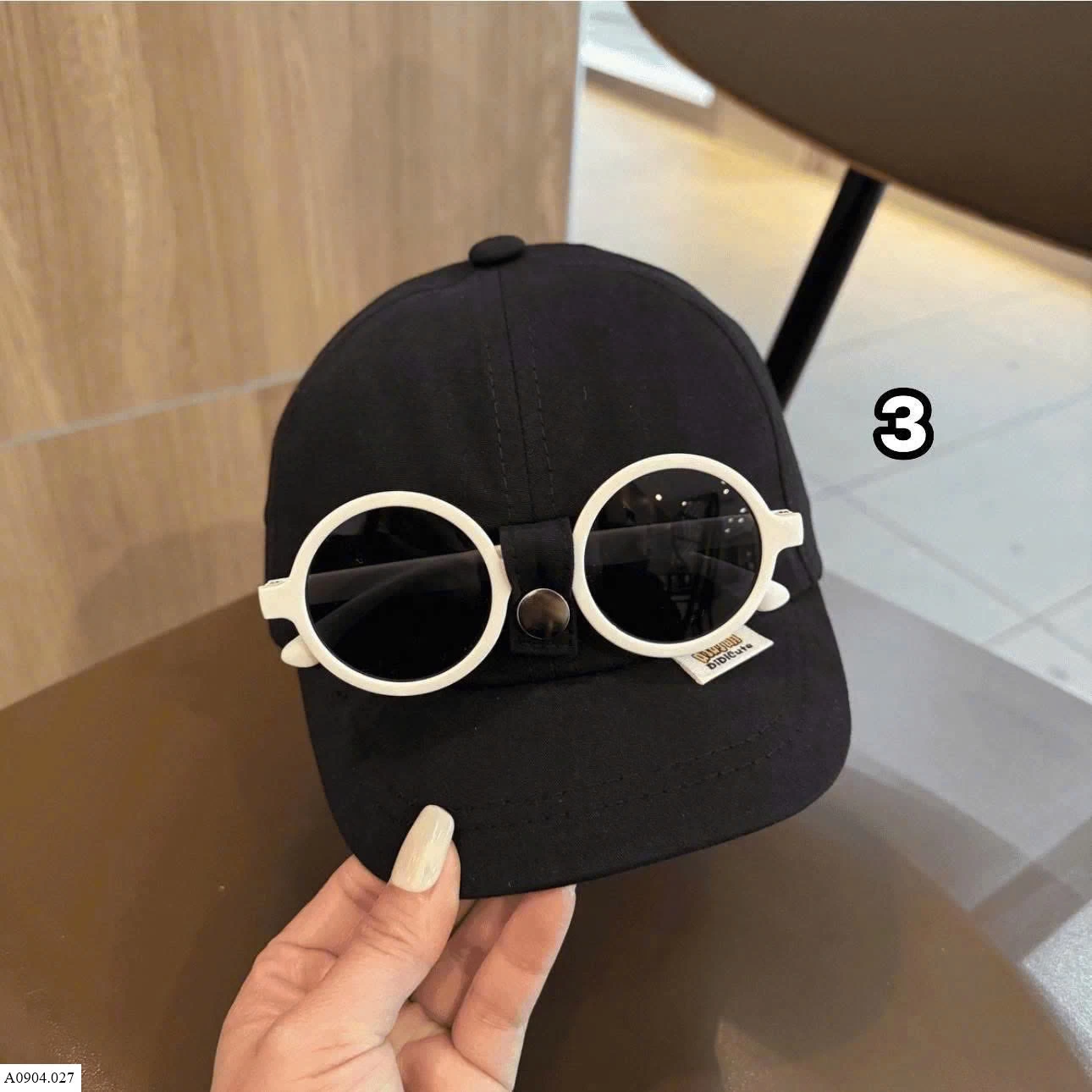 MŨ LƯỠI TRAI KÈM KÍNH   Sỉ 45k
