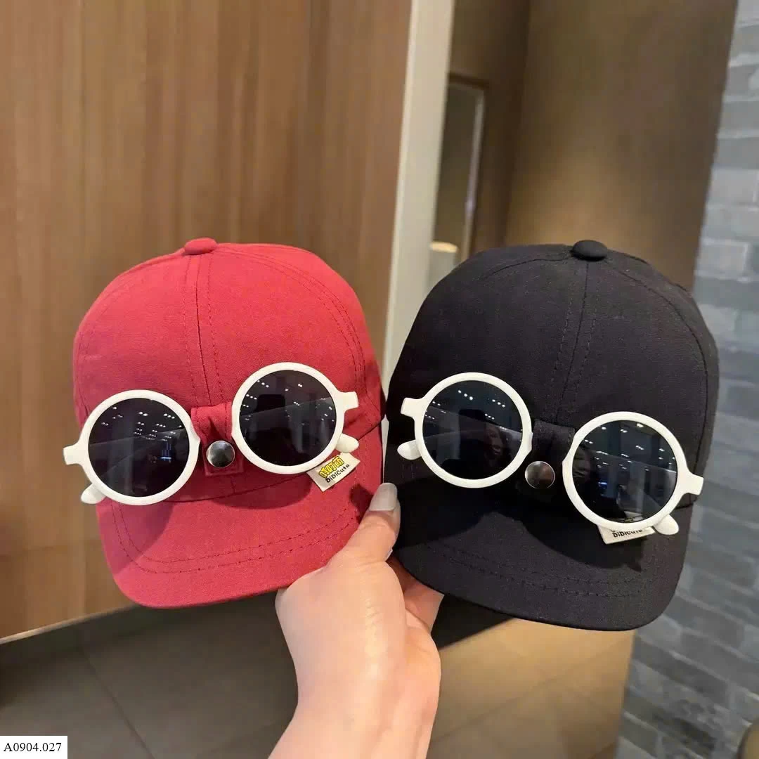MŨ LƯỠI TRAI KÈM KÍNH   Sỉ 45k