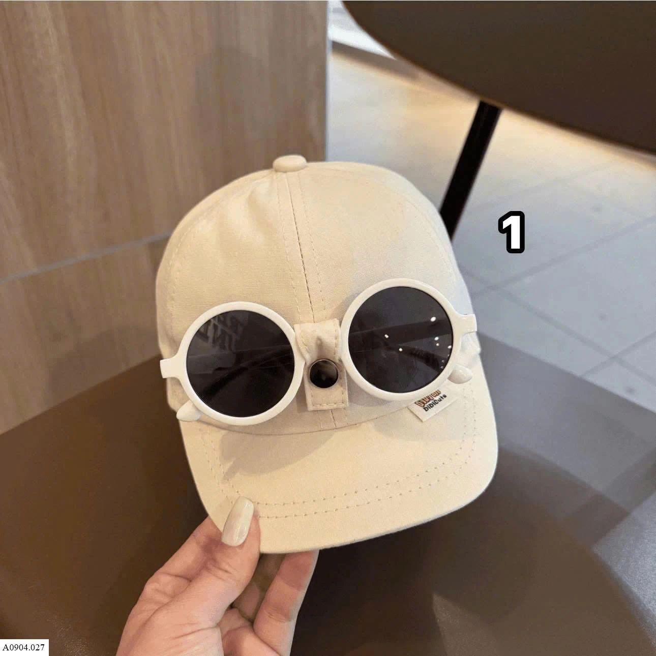 MŨ LƯỠI TRAI KÈM KÍNH   Sỉ 45k