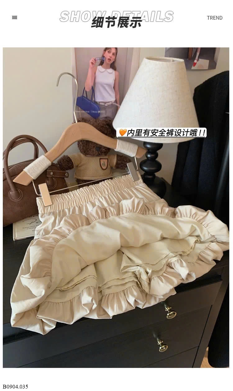 CHÂN VÁY BÍ CHO NỮ Sỉ  145k