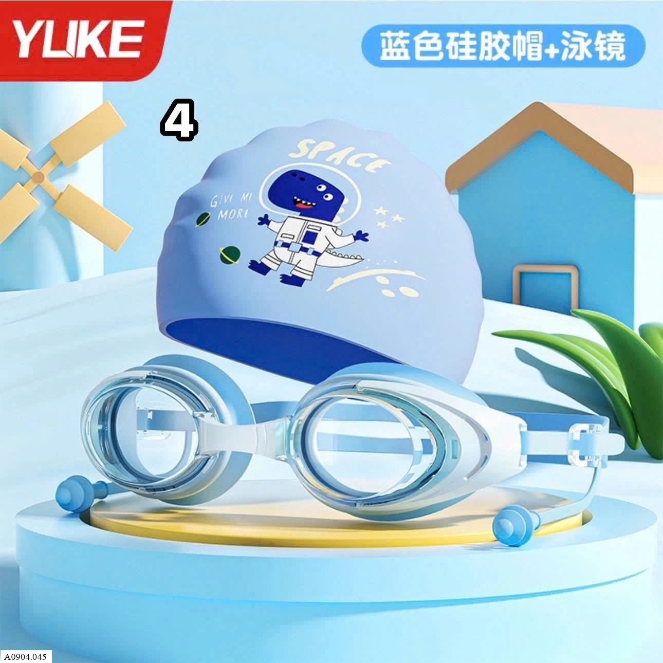 SET MŨ KÈM KÍNH BƠI CHO BÉ YUKE     Sỉ 74k/ 1 sét