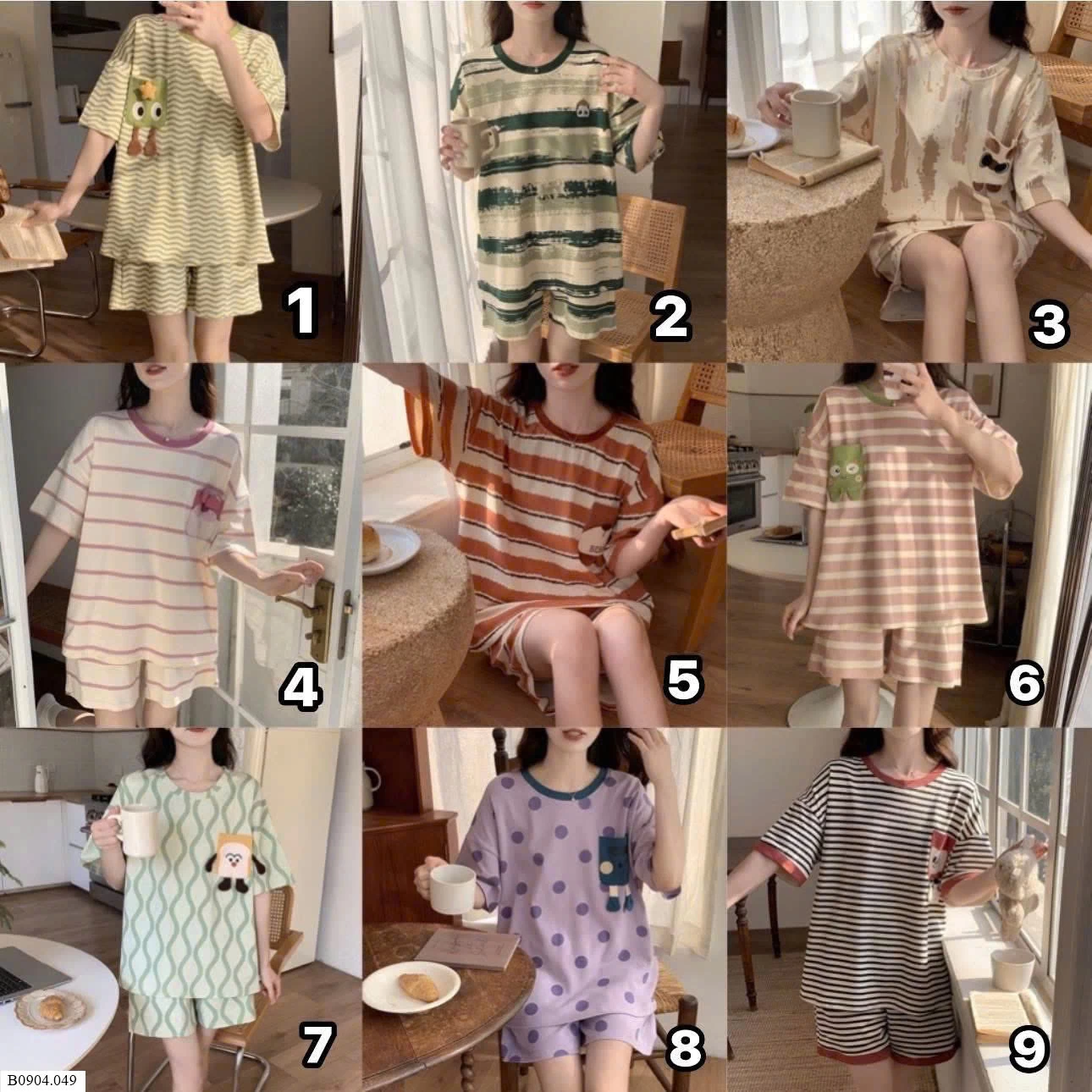 GOM BỘ CỘC MẶC NHÀ  Sỉ 109k