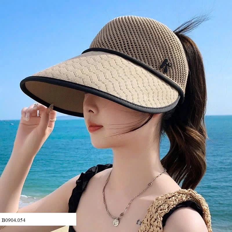 MŨ NẮNG NỬA ĐẦU VÀNH RỘNG  Sỉ 45k