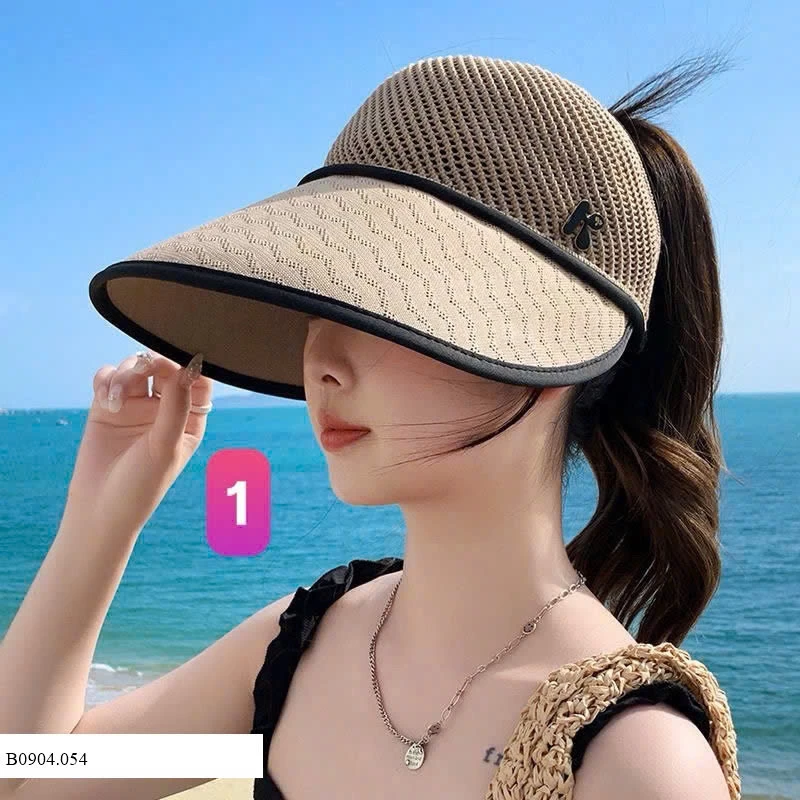 MŨ NẮNG NỬA ĐẦU VÀNH RỘNG  Sỉ 45k