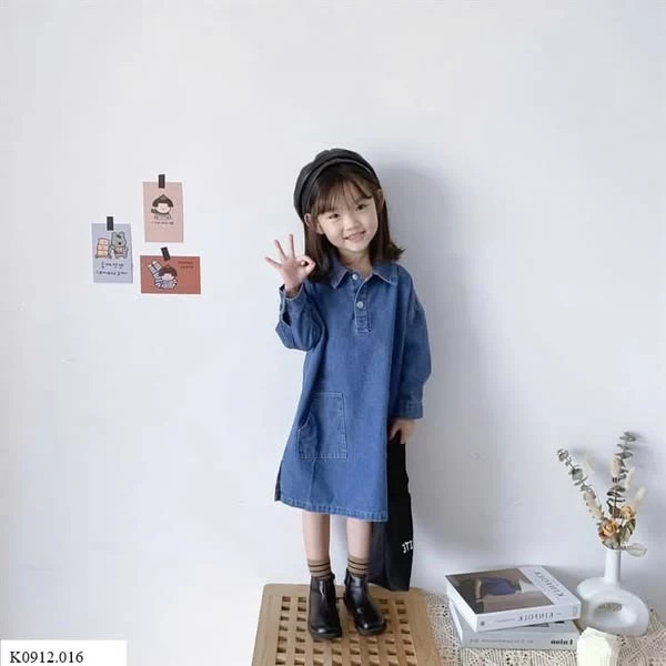 VÁY JEAN SUÔNG CHO BÉ GÁI SỈ 130K/ 1 CHIẾC
