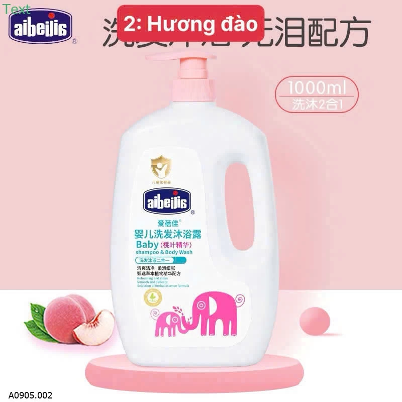SỮA TẮM + GỘI 2IN1   Sỉ 85k/1 chai