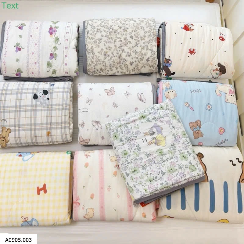 CHĂN COTTON HỌA TIẾT  Sỉ 140k