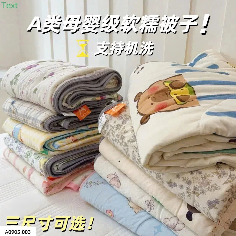 CHĂN COTTON HỌA TIẾT  Sỉ 140k