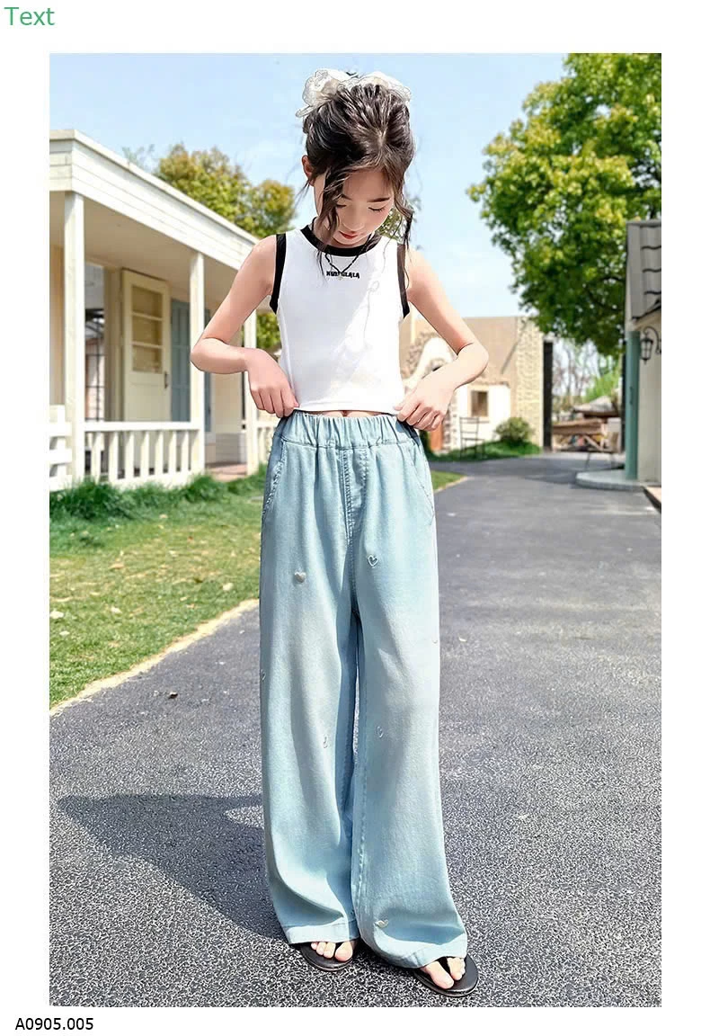 QUẦN JEAN CẠP CHUN   Sỉ 160k
