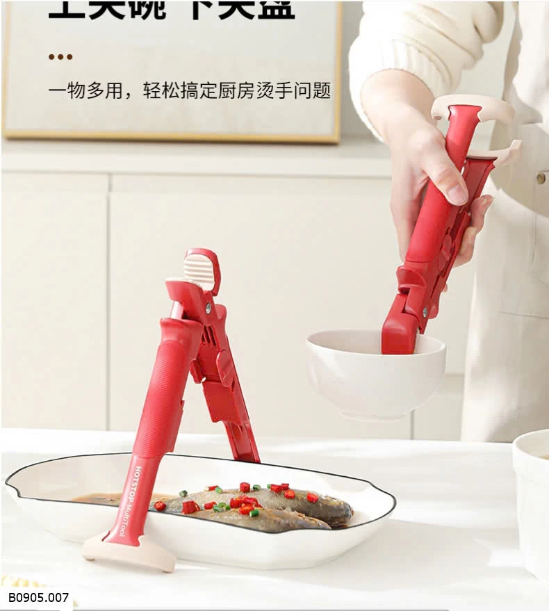  Kẹp gắp đa năng 2in1   Sỉ 58k