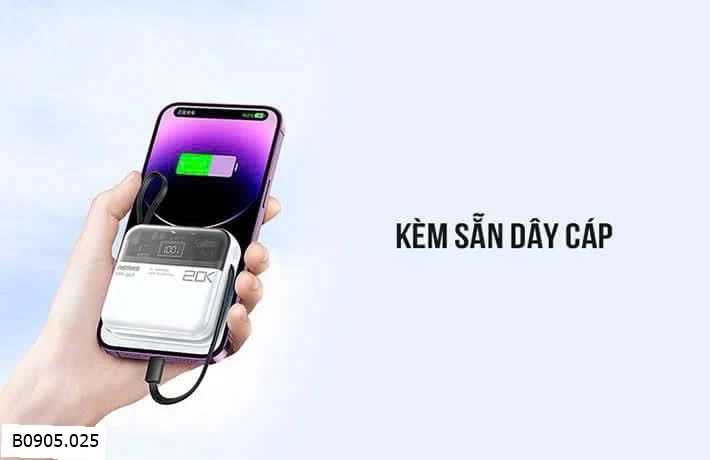 SẠC DỰ PHÒNG RM RPP 603  Sỉ 385k