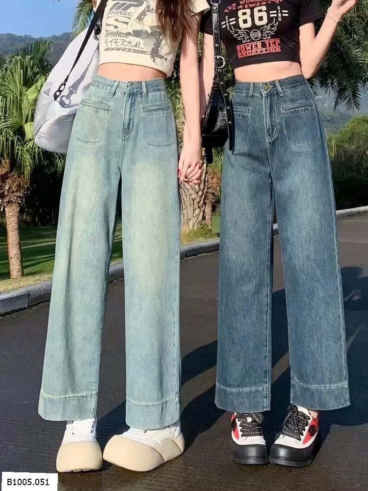 QUẦN JEAN ỐNG SUÔNG NỮ  Sỉ 155k