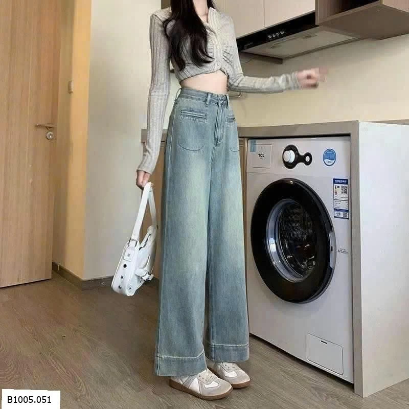 QUẦN JEAN ỐNG SUÔNG NỮ  Sỉ 155k