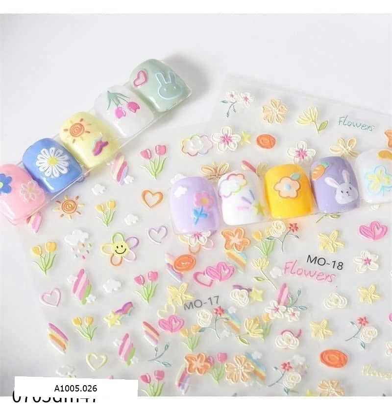 Combo 6 tấm  Sticker Sỉ 40k/set 6 tờ mix đủ hình