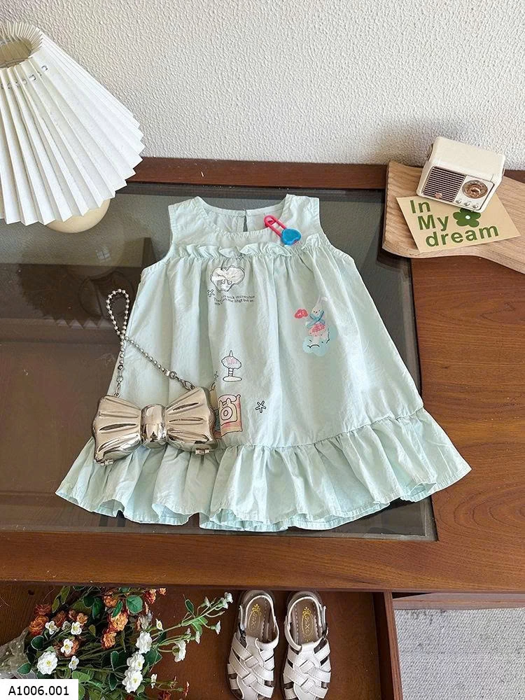 Váy thô họa tiết   Sỉ 115k