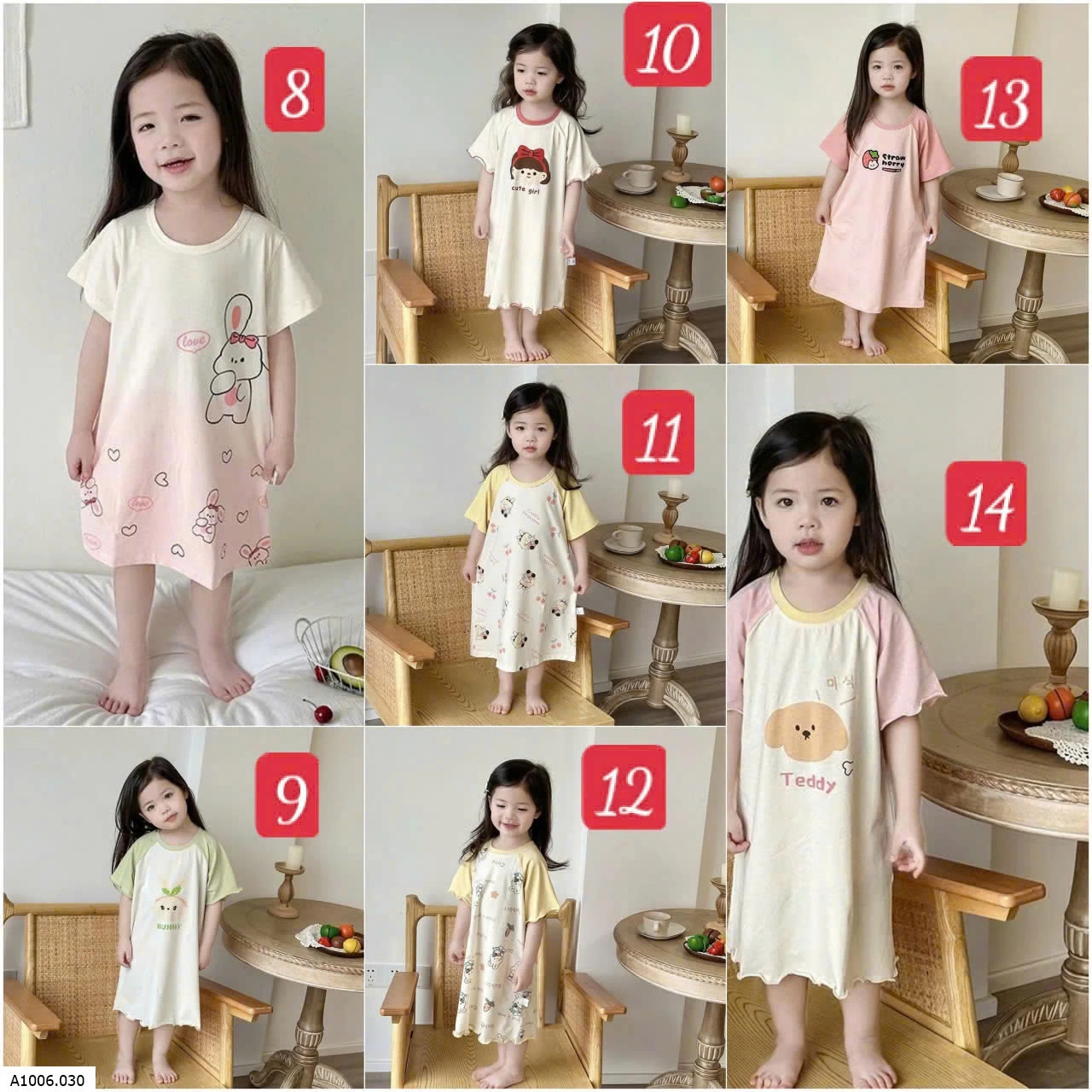 VÁY XUÔNG BÉ GÁI    Sỉ 113k