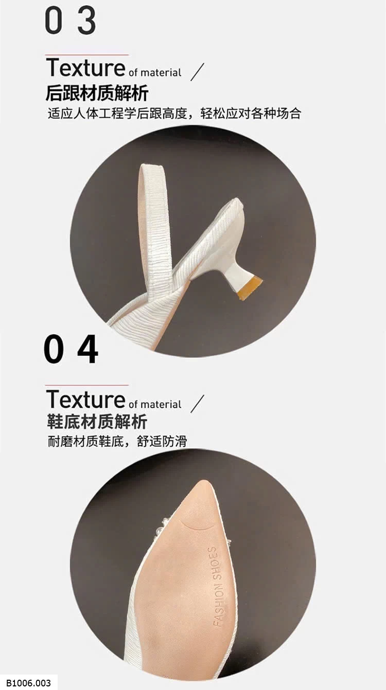 SANDAL MŨI NHỌN ĐÍNH ĐÁ   Sỉ 120k