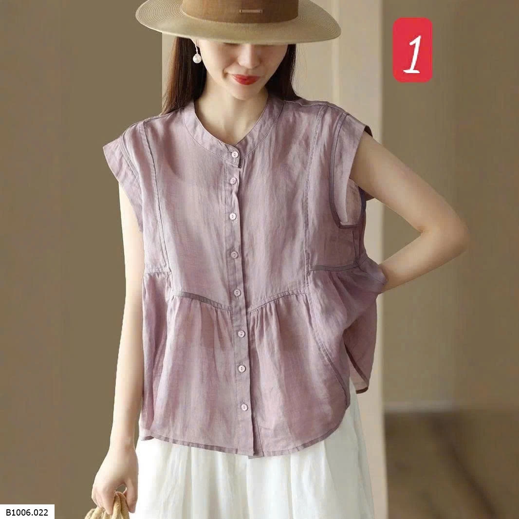  ÁO SƠ MI SÁT NÁCH CỔ TÀU   Sỉ 174k
