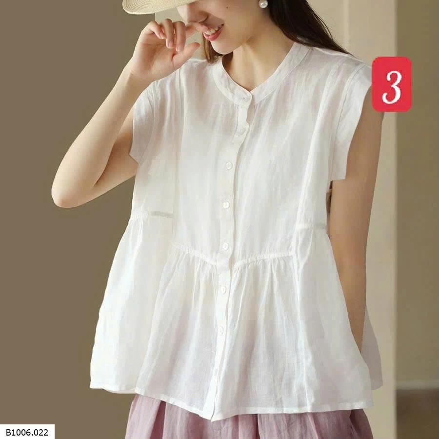  ÁO SƠ MI SÁT NÁCH CỔ TÀU   Sỉ 174k
